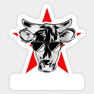 Muhviehstar Cow Sticker